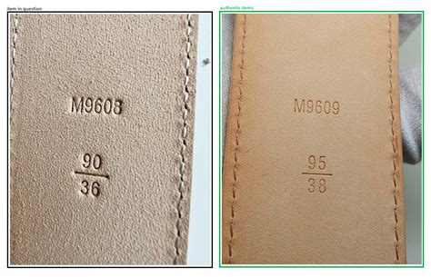 lv belt serial number check